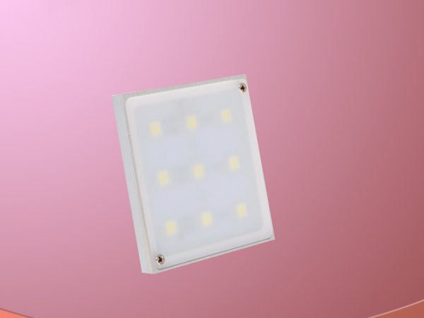 Square shaped ceiling light