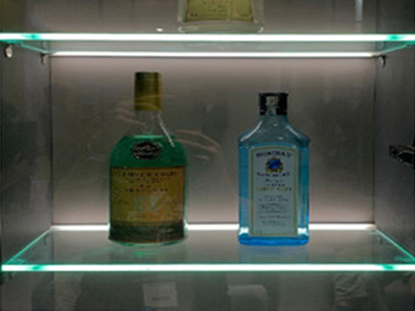 Double sided luminous aluminum strip lamp