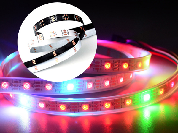 Waterproof slide light strip with sleeve