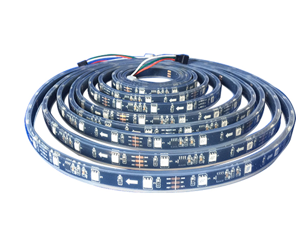 Waterproof slide light strip with sleeve