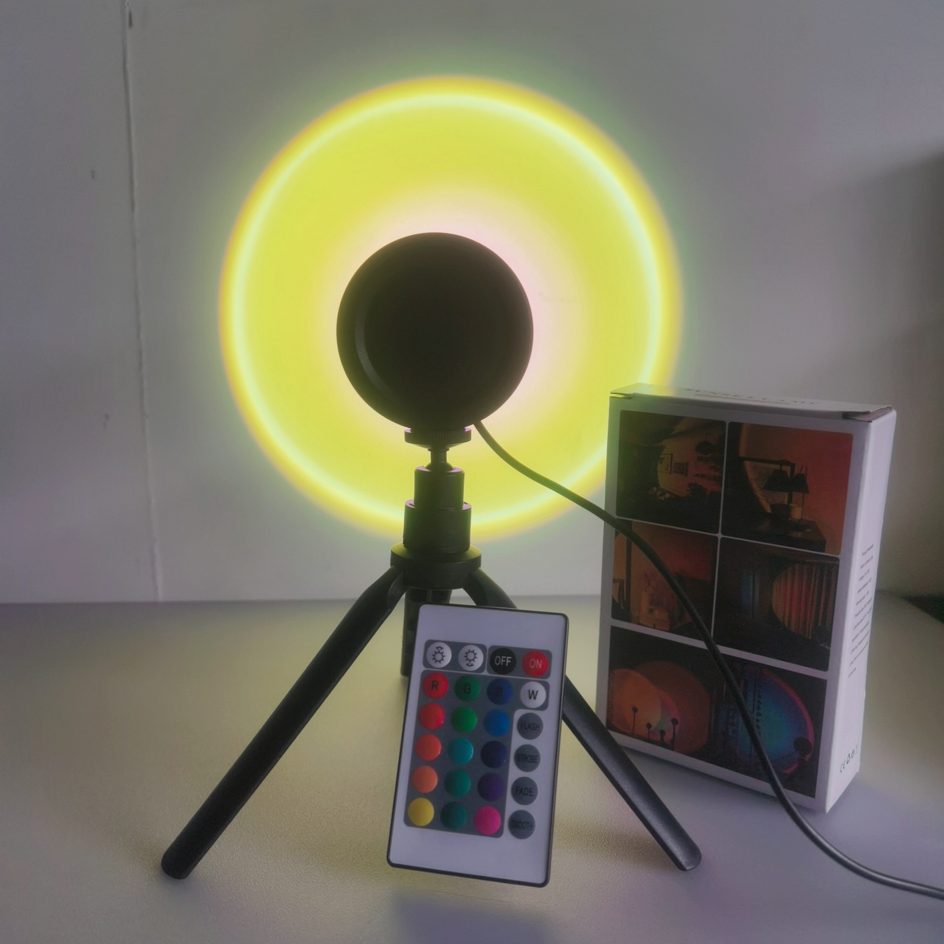 三角架可折叠网红灯